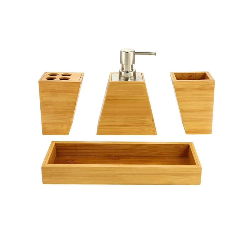 Bambu badrumstillbehör