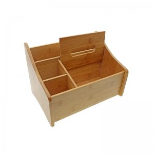 Bambu skrivbordsorganisatör